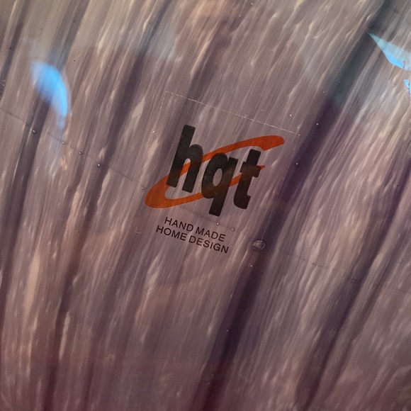 HQT Hand Blown / Made Glass Fish by HQT 9” Long - Picture 4 of 10